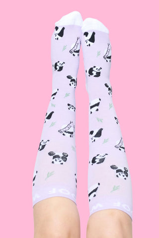 Onigiri Panda Bamboo Compression Socks