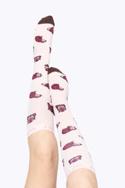 Sassy Hippo Bamboo Compression Socks