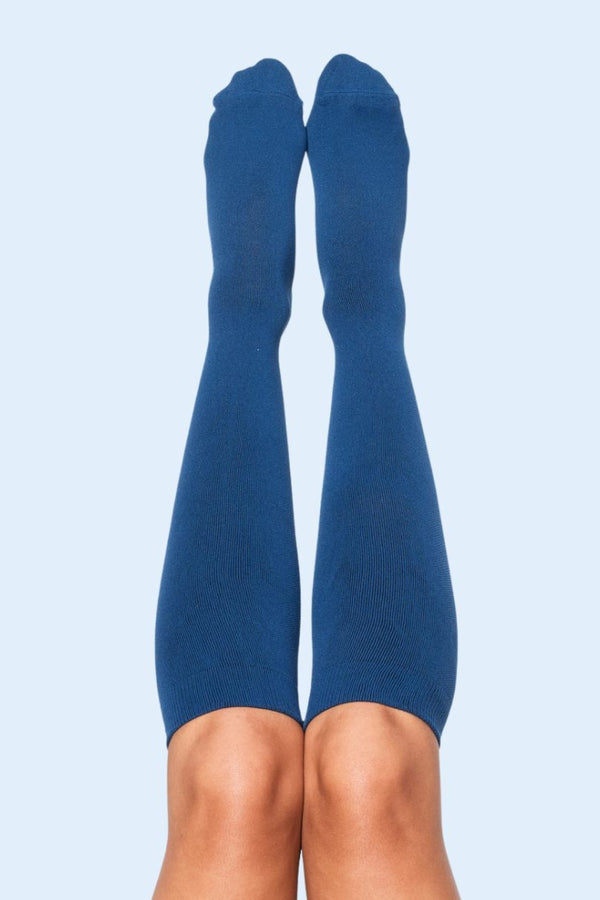 Caribbean Blue Bamboo Compression Socks