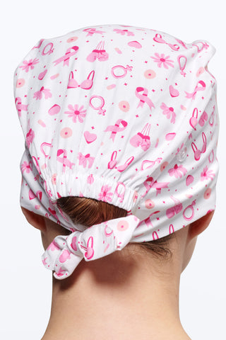 Breast Cancer Awareness Scrub Cap