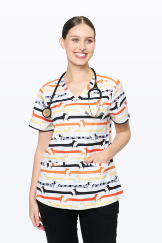 Long Boi Women’s 3-Pocket Scrub Top