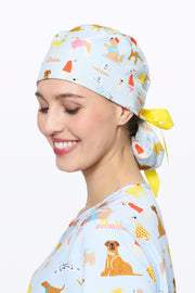 Parisian Pups Scrub Cap