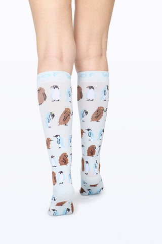 I'm Just a Baby Penguin Bamboo Compression Socks