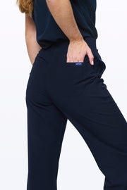 Women's High-Wasted Flare Scrub Pants