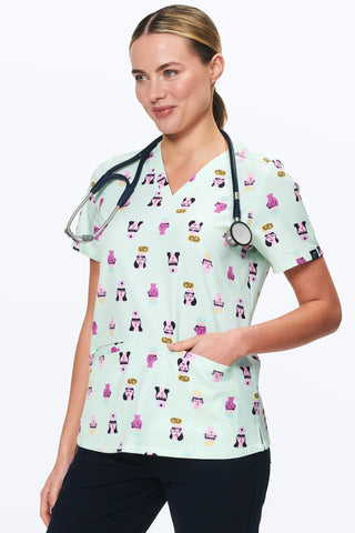 My Feelings Matter Women’s 3-Pocket Scrub Top