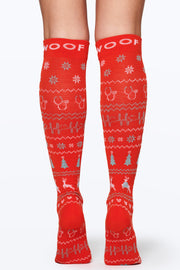 Christmas Sweater Bamboo Compression Socks