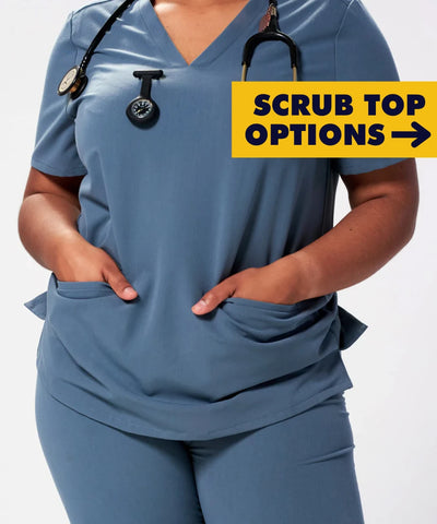 scrub top options